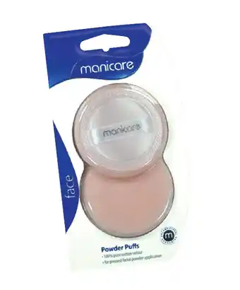 Chemist Discount Centre Manicare powder puff compact 2 pack offer