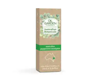 Chemist Discount Centre Oil garden australian botanicals peppermint eucalyptus pure essential oil 25ml offer