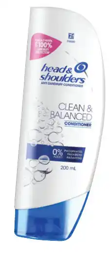 Chemist Discount Centre Head & shoulders clean & balanced conditioner 200ml offer
