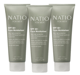 Chemist Discount Centre Natio for men spf 50+ face moisturiser 100g offer
