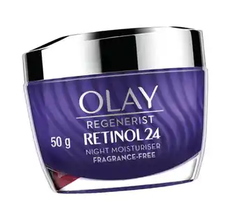 Chemist Discount Centre Olay regenerist retinol night moisturiser 50g offer