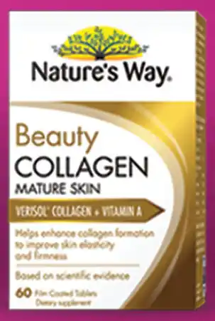 Nature's way beauty collagen mature skin 60 tablets