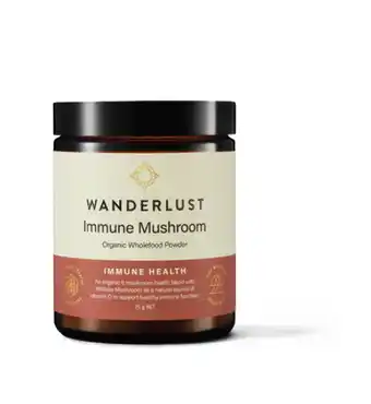 Chemist Discount Centre Wanderlust immune mushroom offer