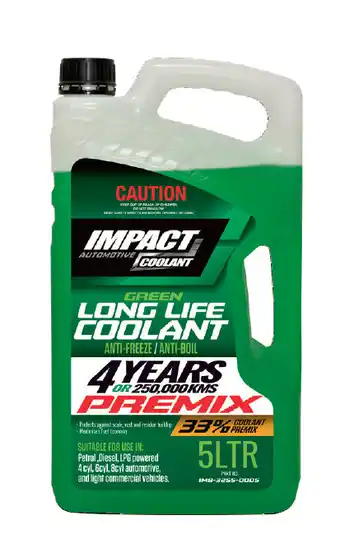 Auto One Impact green long life coolant premix - 5 litre offer