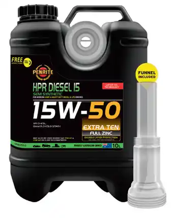 Penrite semi synthetic hpr diesel 15 15w-50 10 litre