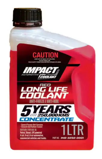 Auto One Impact red long life coolant concentrate - 1 litre offer