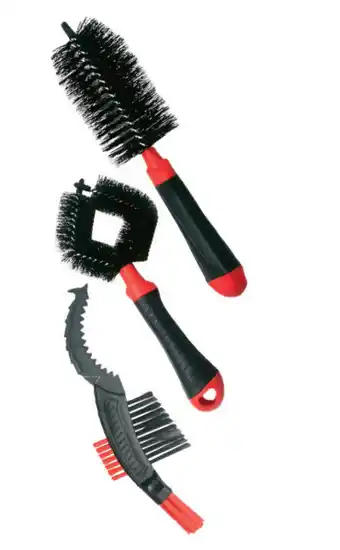 Pk tool 3 piece bike cleaning brush set
