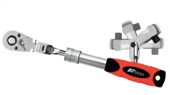 Auto One Pk tool extendable ratchet with flexible head - 1/4" drive offer