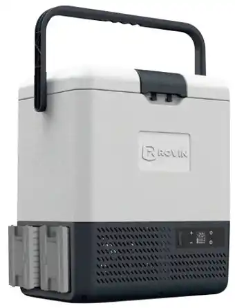 Auto One Rovin removable battery & solar ready fridge freezer - picnic 15 litre capacity offer