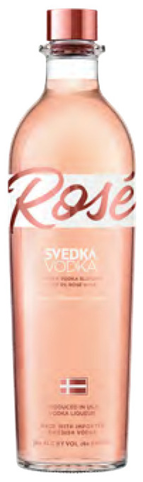 Svedka rose vodka 750ml