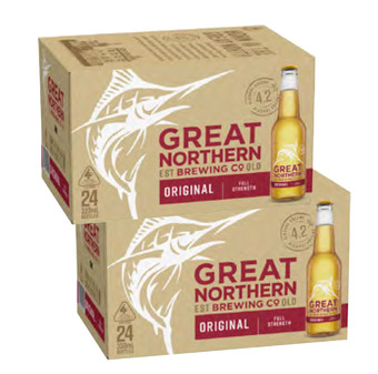 First Choice Liquor Great northern original lager bottle 330ml offer