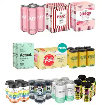 Vintage Cellars Selected packs beer & pre-mix offer