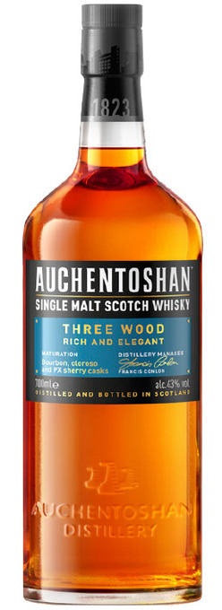 Auchentoshan three wood single malt whisky 700ml