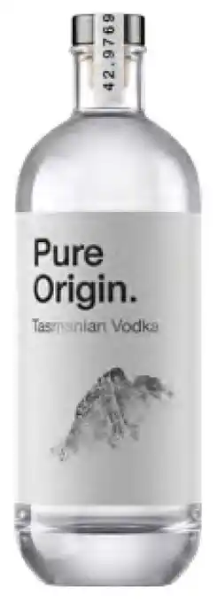 Pure origin tasmanian vodka 700ml