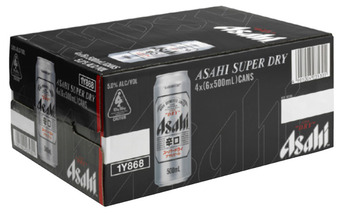 Asahi super dry cans 500ml