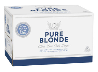 Pure blonde bottles 355ml