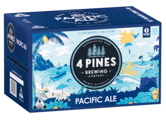 Liquorland 4 pines brewing pacific ale bottle 330ml offer