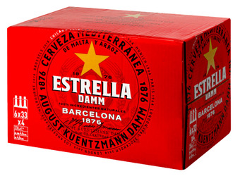 Estrella damm lager bottles 330ml