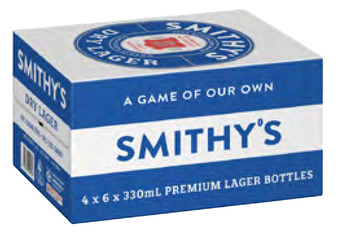 First Choice Liquor Smithy's dry lager bottle 330ml offer