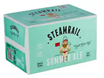 First Choice Liquor Steamrail summer ale tight red togs bottle 330ml offer
