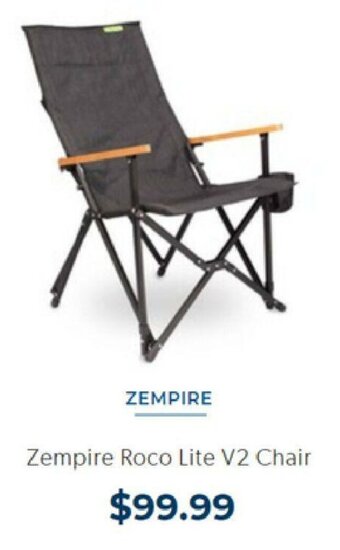 BCF Zempire Roco Lite V2 Chair offer