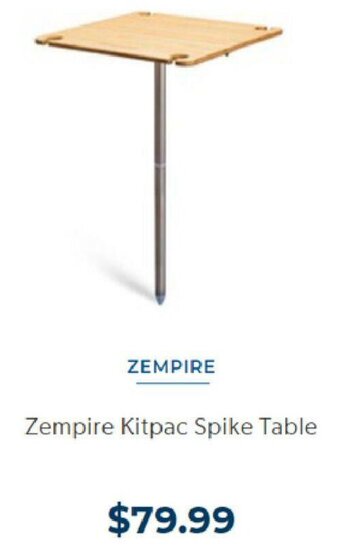 Zempire Kitpac Spike Table