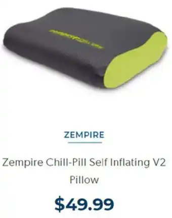 BCF Zempire Chill-Pill Self Inflating V2 Pillow offer