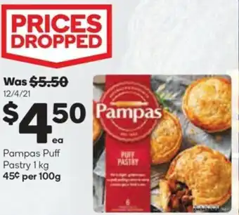 Woolworths Pampas Puff Pastry 1kg offer