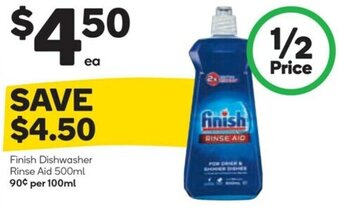 Finish Dishwashing Rinse Aid 500ml