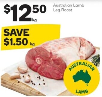Woolworths Australian Lamb Leg Roast offer