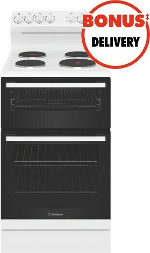 The Good Guys Westinghouse 54cm Electric Upright Cooker - White offer