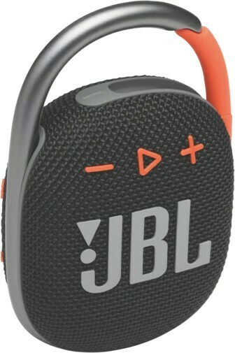 JBL Clip 4 Bluetooth Speaker - Black Orange