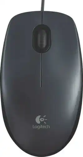 The Good Guys Logitech Corded Mouse M90 - Black offer