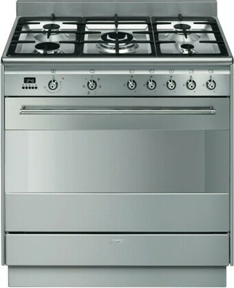 The Good Guys Smeg 90cm Freestanding Cooker - Stainless Steel offer