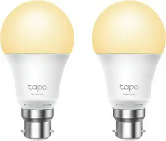 The Good Guys TP-Link Tapo Smart White Light Bulb 2 Pack - B22 offer