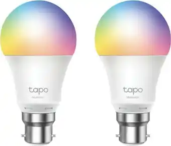 The Good Guys TP-Link Tapo Smart Colour Light Bulb 2 Pack - B22 offer