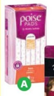 Woolworths Poise Incontinence Pads Pk 12 offer