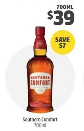 Woolworths Southern Comfort 700ml offer