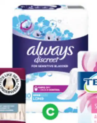 Always Discreet Incontinence Pads Pk 6-20
