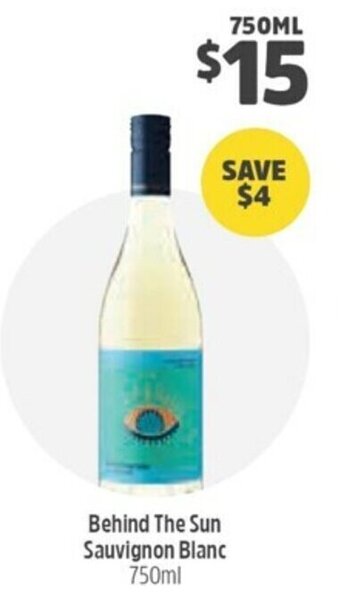 Woolworths Behind The Sun Sauvignon Blanc 750ml offer