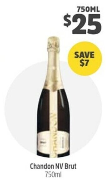 Woolworths Chandon NV Brut 750ml offer