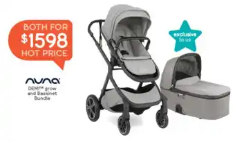 Baby Bunting DEMI Grow and Bassinet Bundle offer