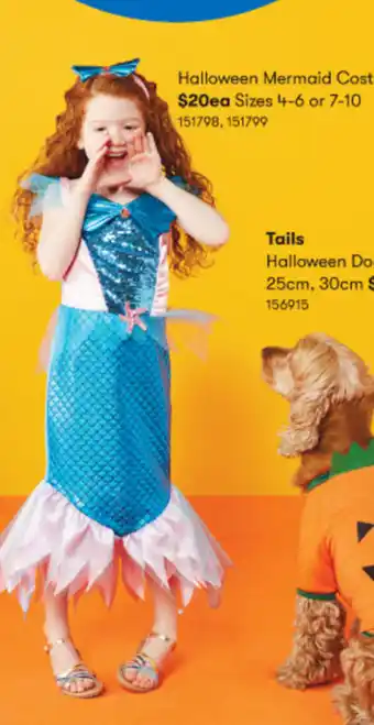Woolworths Halloween Mermaid Costume offer