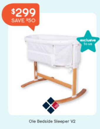 Baby Bunting Ole Bedside Sleeper V2 offer