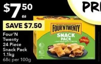 Ritchies Four'N Twenty 24 Piece Snack Pack 1.1kg offer