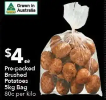 Ritchies Pre-Packed Brushed Potatoes 5kg offer