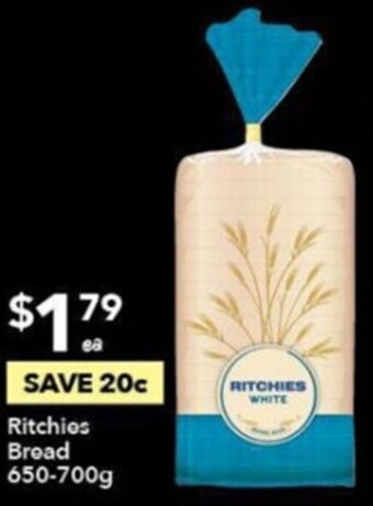 Ritchies Ritchies Bread 650-700g offer
