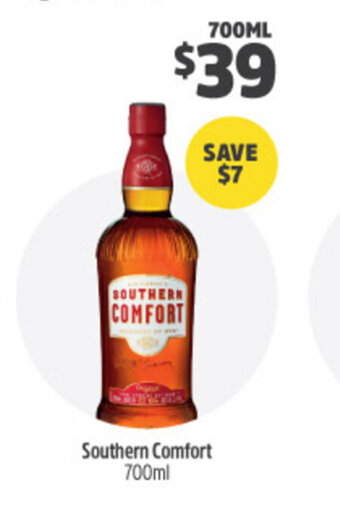 Woolworths Southern Comfort 700ml offer
