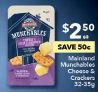 Mainland Munchables Cheese & Crackers 32-35g