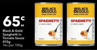 Ritchies Black & Gold Spaghetti in Tomato Sauce 410g offer